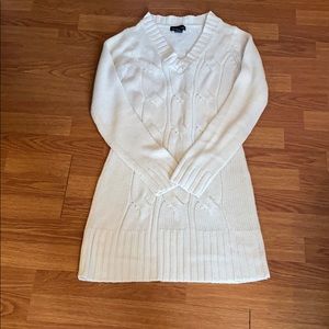 White Tunic Sweater